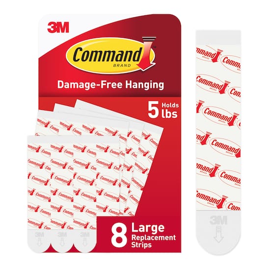 Command™ 5lb. Large Foam Replacement Strips, 8ct. By 3M | Michaels®